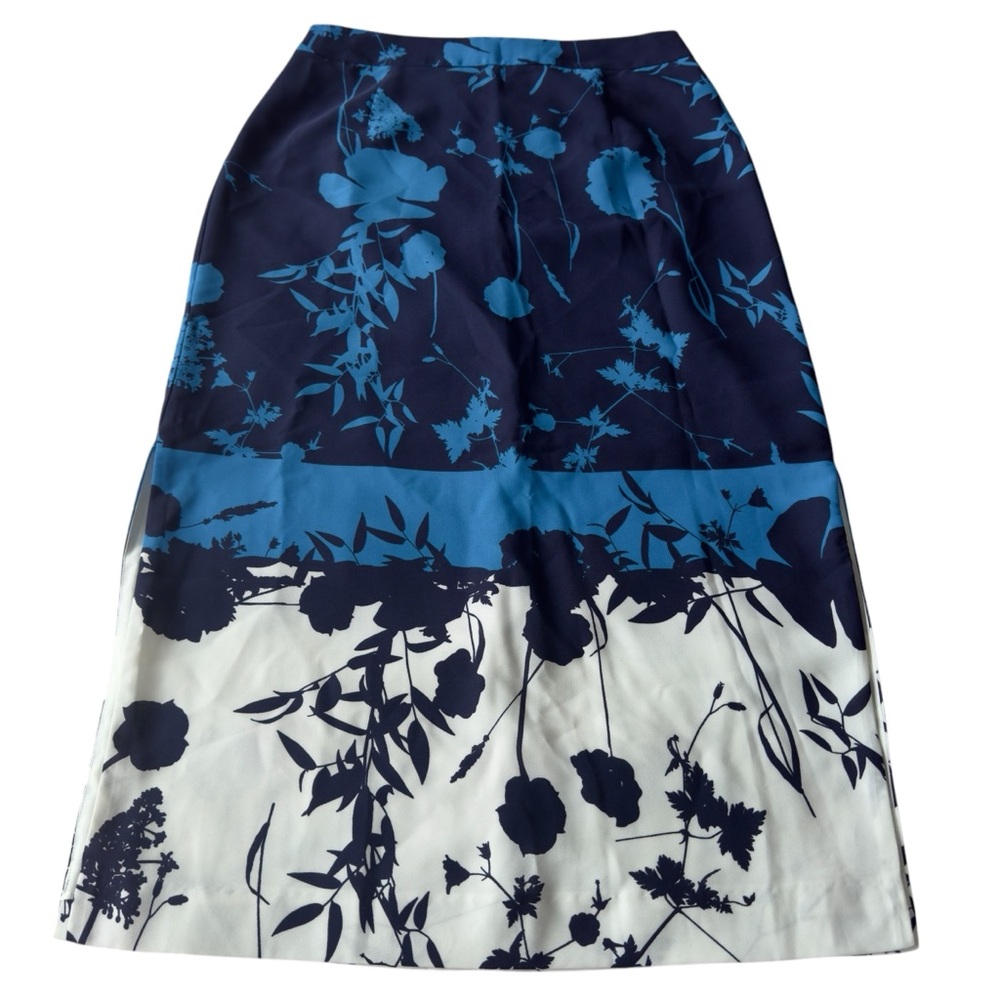 Ted Baker Selaah Bluebell Side Slit
Floral Lined Midi Skirt Size 0-2